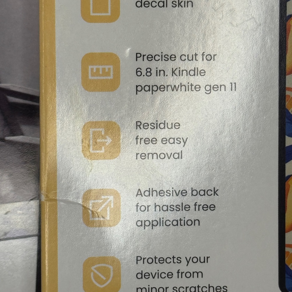 Decal Fashion Skin for Kindle Paperwhite Gen 11 - NIP - Picture 4 of 4